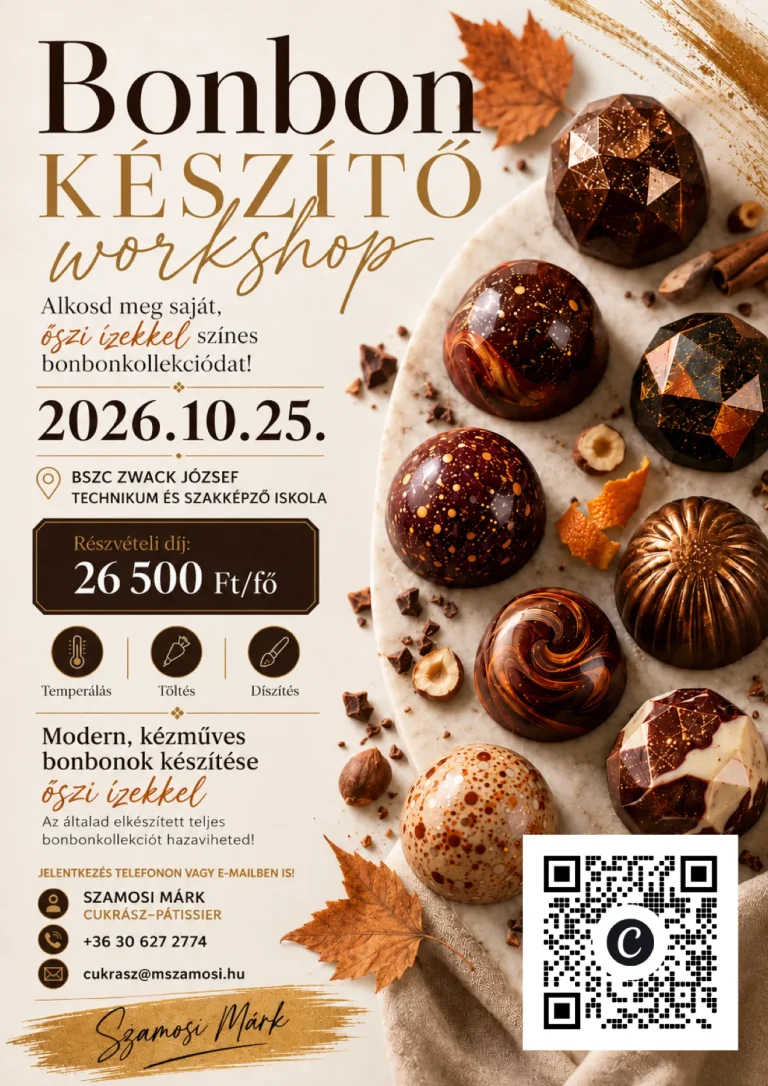 Bonbonkészítő workshop plakátja
